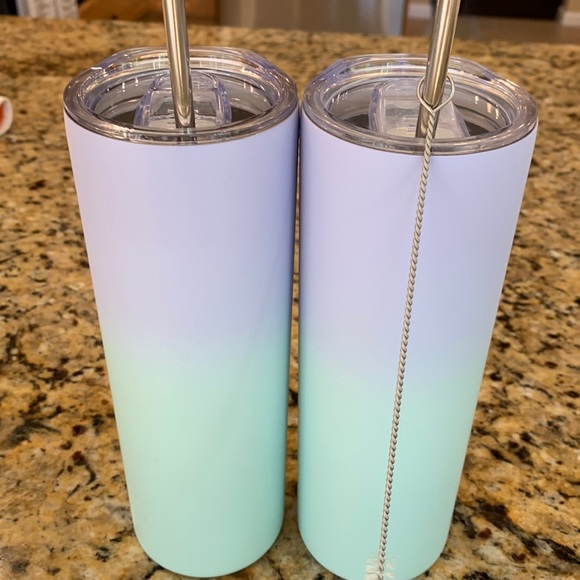 2 Insulated Skinny Stainless Steel Tumblers - Picture 4 of 4